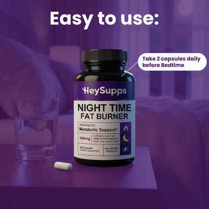 HeySupps™ NEW Overnight Fat Burner Formular